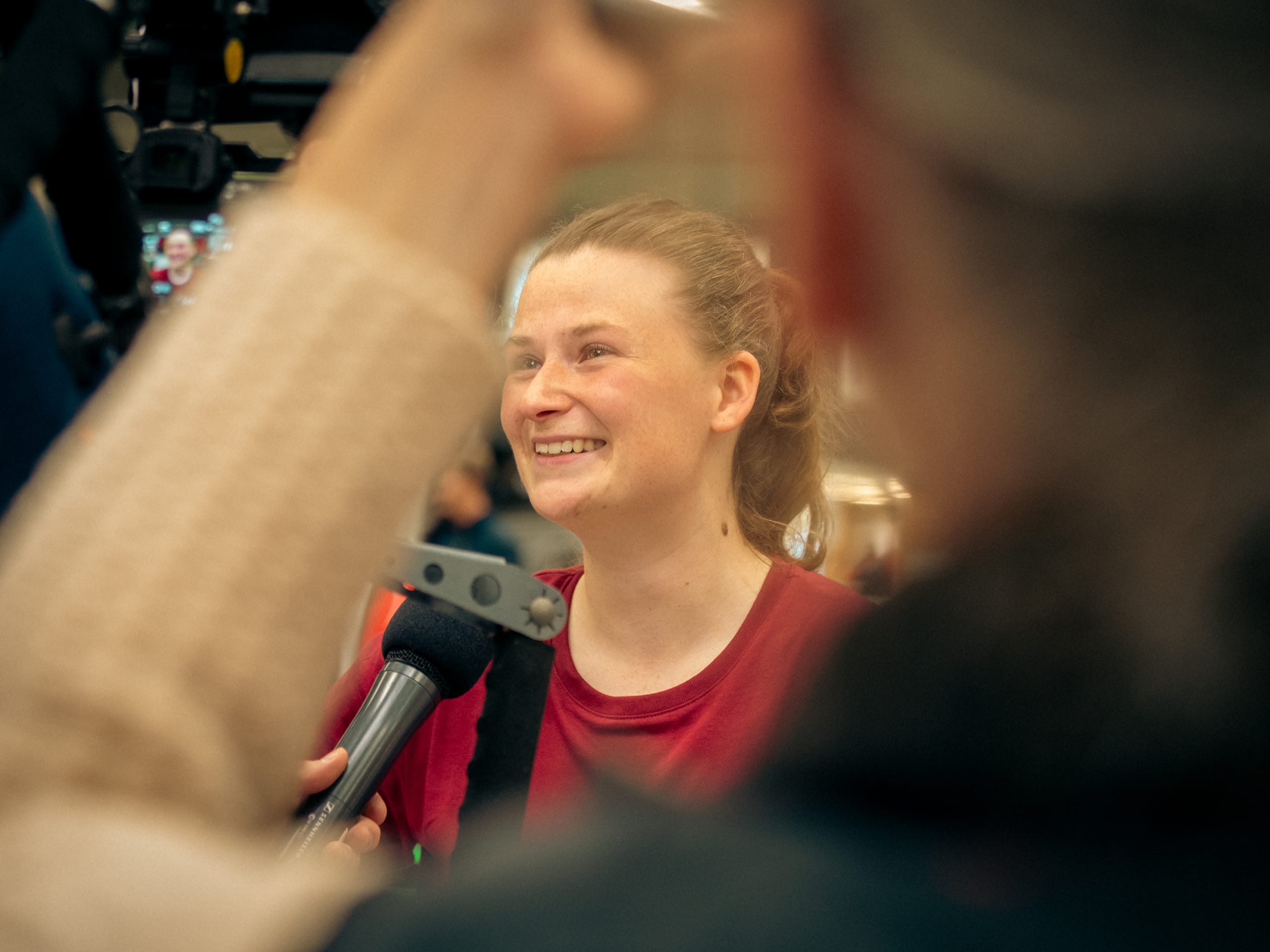 KFZ-Mechatronikerin Miriam Dickmann bei den EuroSkills 2025 in Herning.