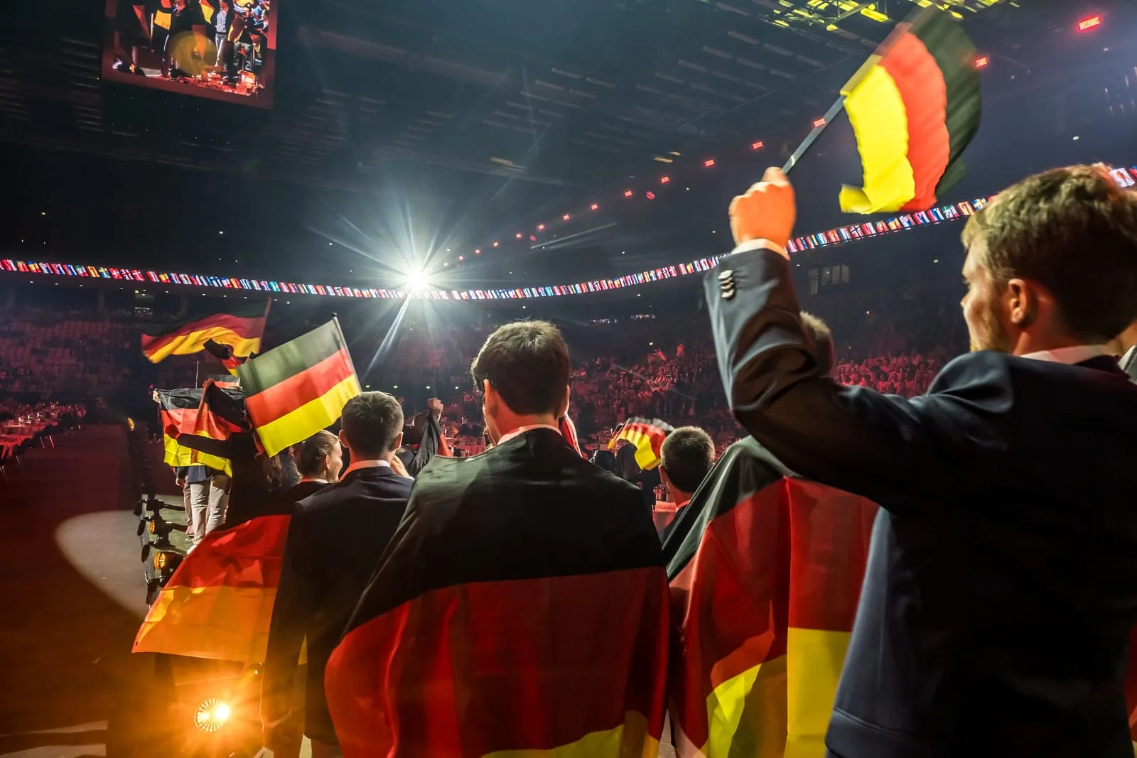 Der Blick von der Bühne der EuroSkills 2025.