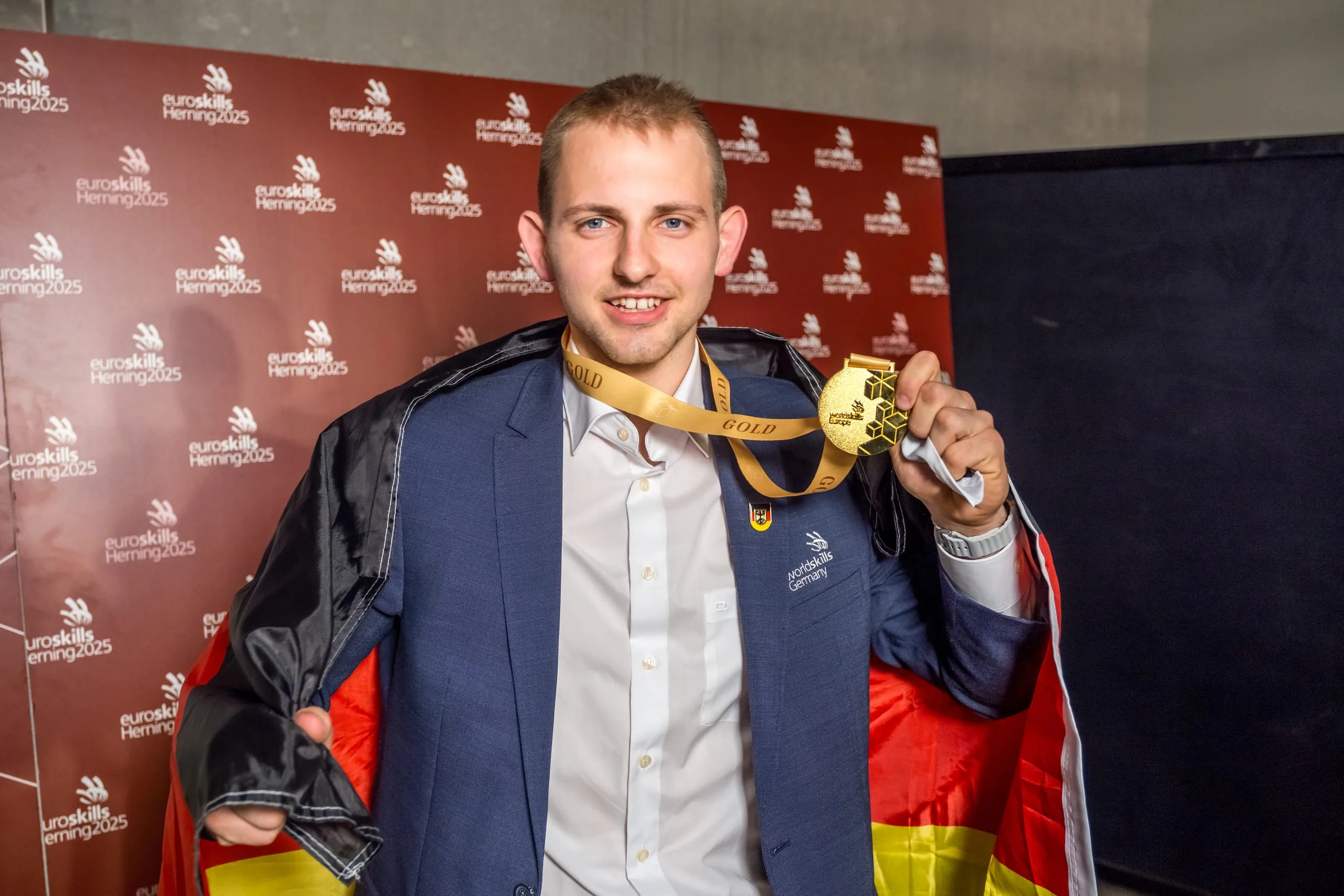 Franz Lehnert gewinnt Gold.