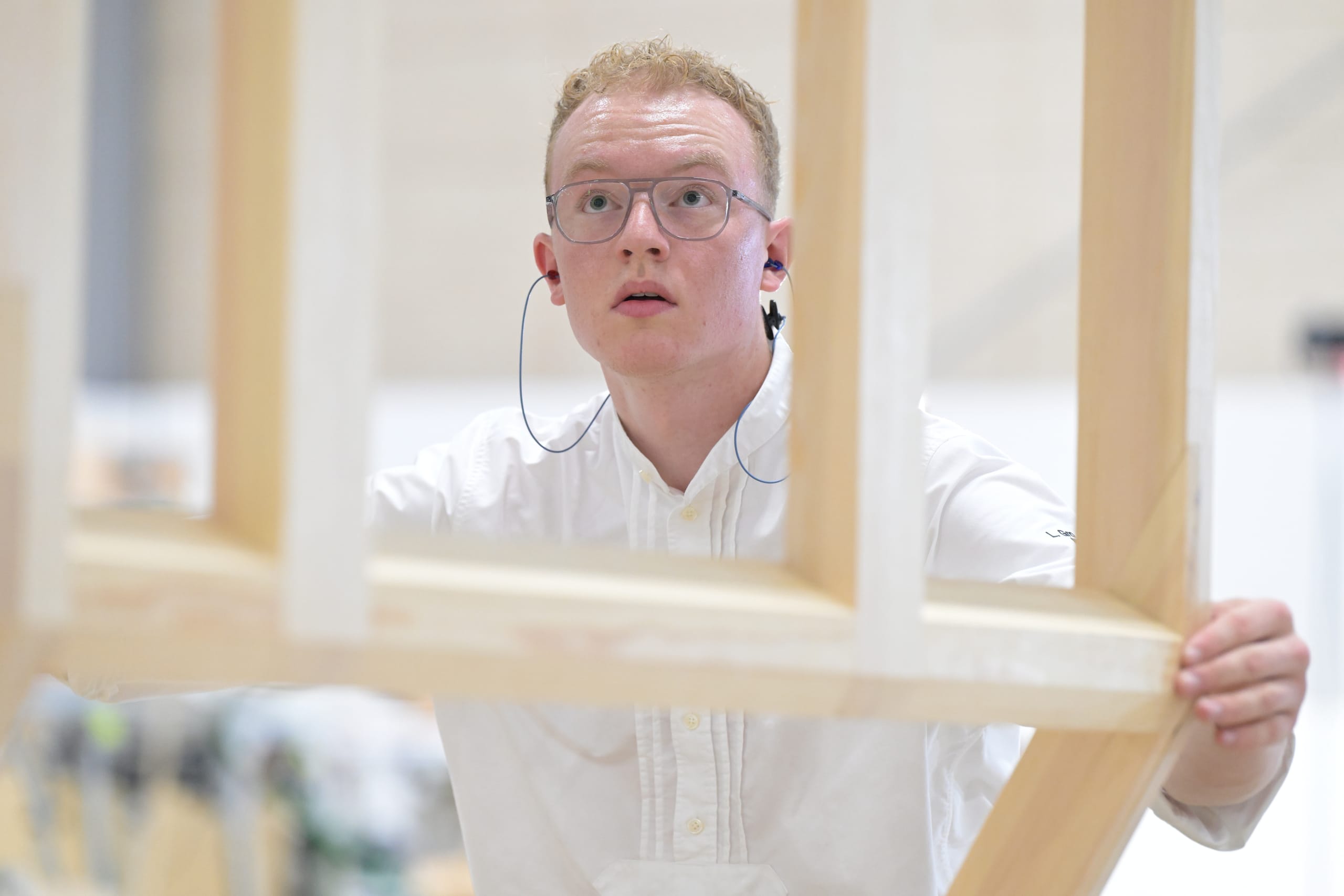 Der Zimmermann trat im Skill "Carpentry" an.