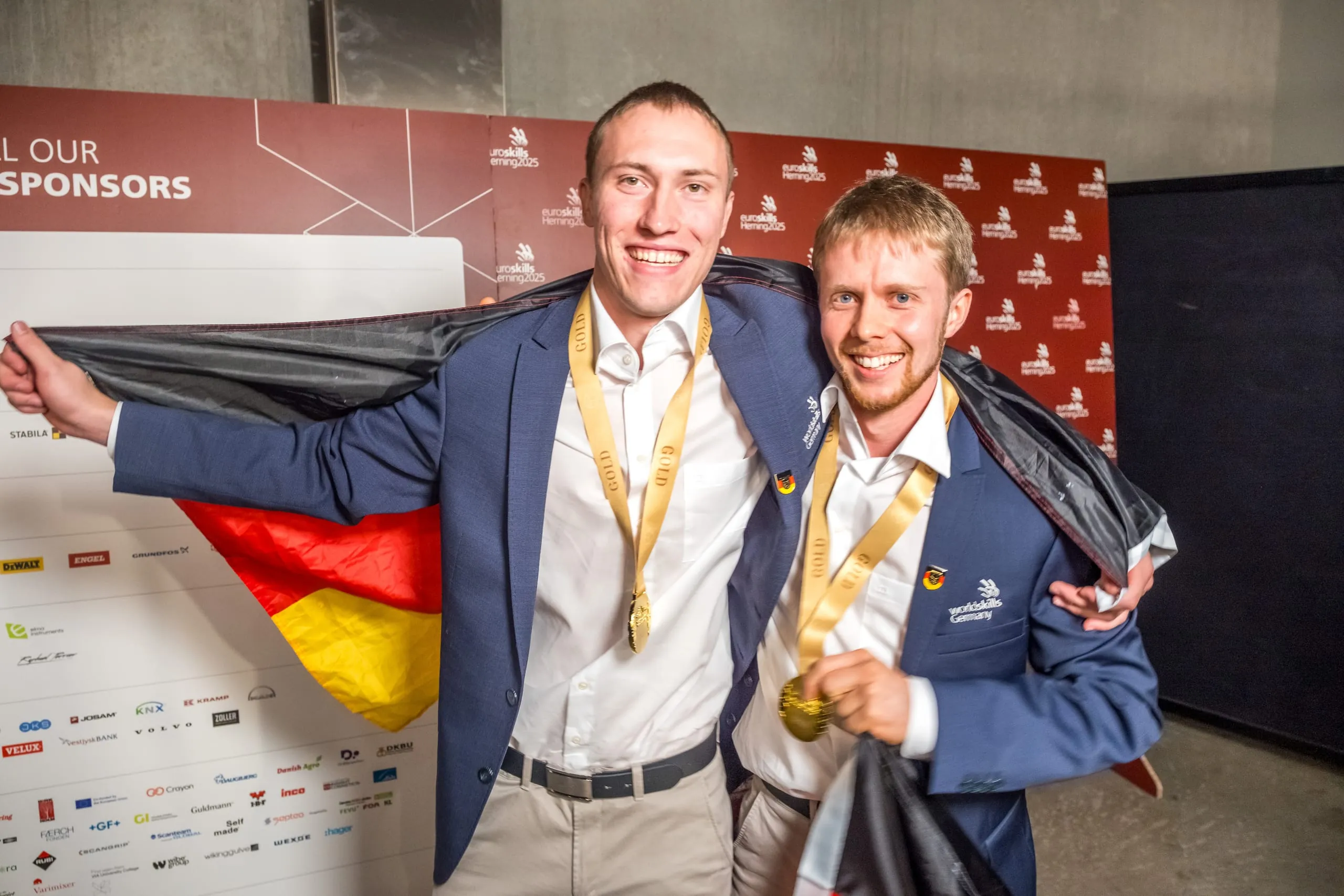 Lutz König (rechts) gewinnt Gold.