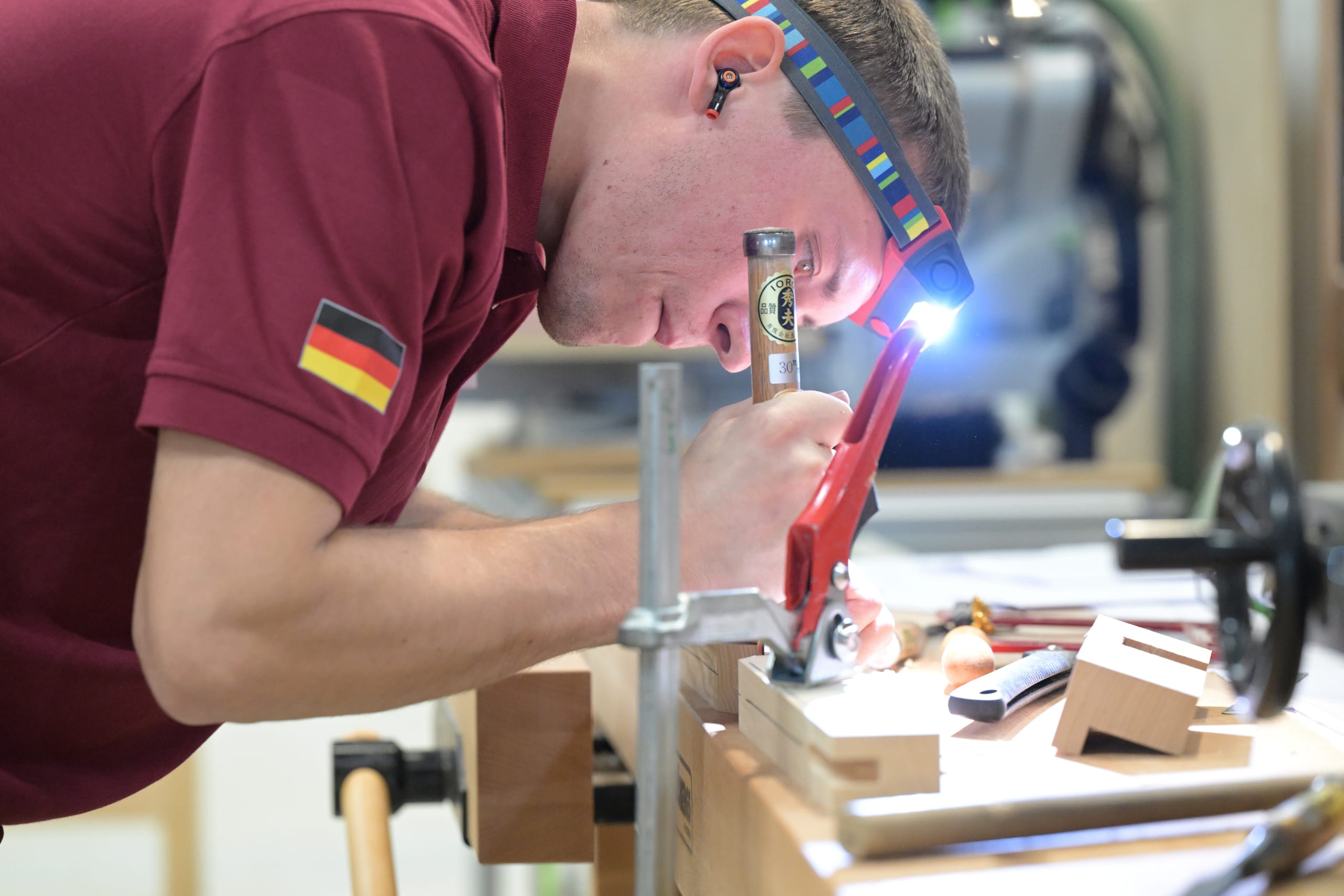 Der Schreiner trat im Skill "Joinery" an.