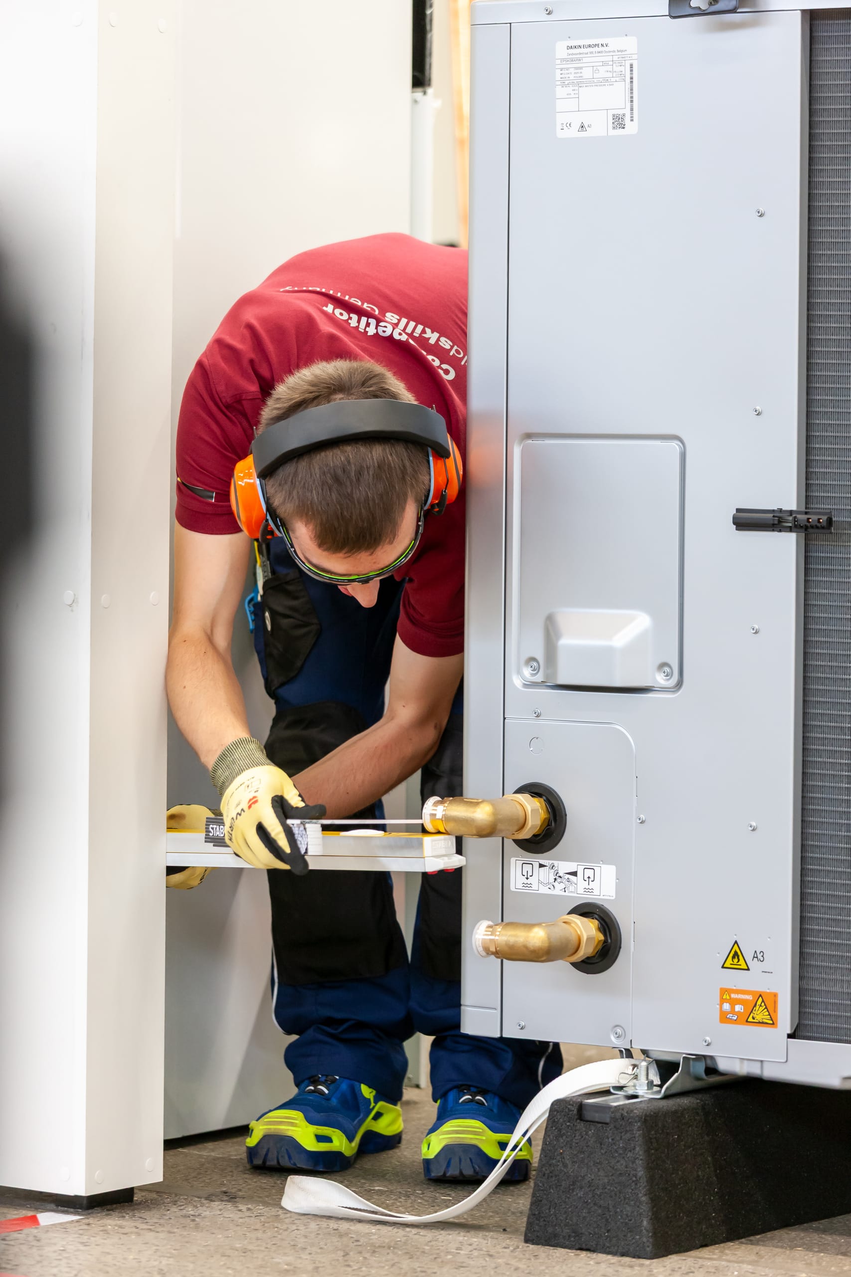 Anlagenmechaniker Klaus Vetter.