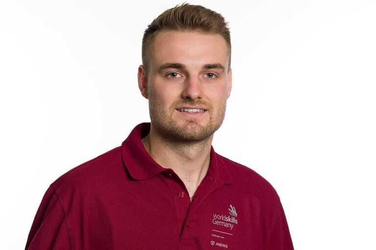 Kfz-Mechatroniker Johannes Renner tritt im "Automobile Technology" bei den EuroSkills 2025 in Herning an.