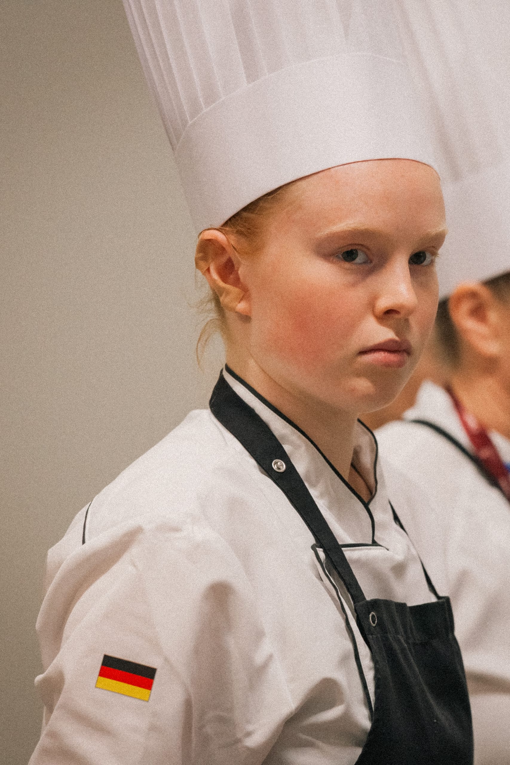 Konditorin Olivia H&auml;nsig bei den EuroSkills 2025 in Herning.