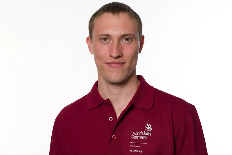 Schreiner Lutz König tritt im Skill "Joinery" an.