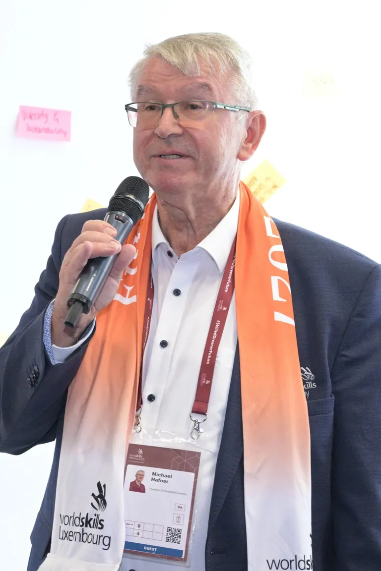 WorldSkills Germany Vorstandsvorsitzender Michael Hafner.