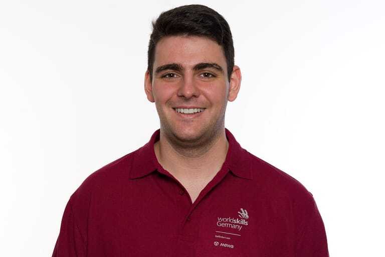 B&auml;cker Niklas Ring tritt im Skill "Bakery" bei den EuroSkills 2025 in Herning an.