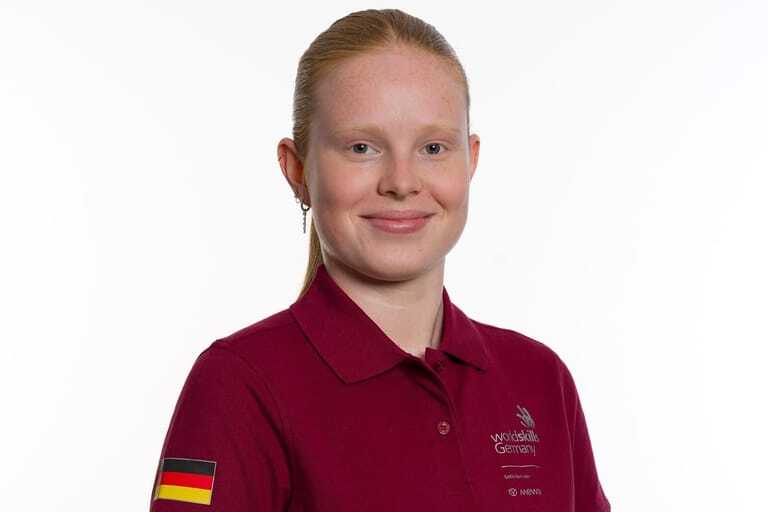 Konditorin Olivia H&auml;nsig tritt im Skill "P&acirc;tisserie and Confectionery" an.