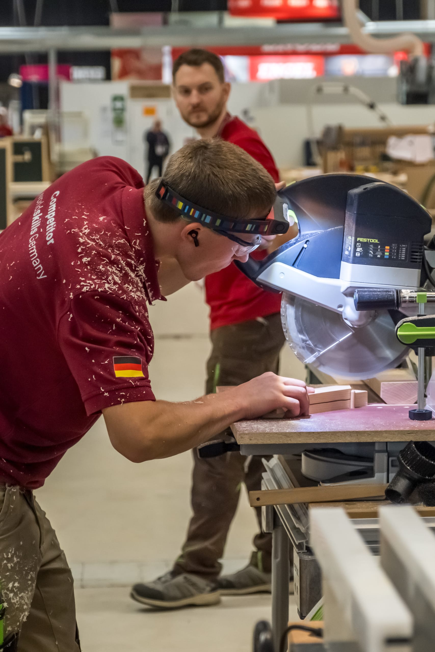 Schreiner Lutz K&ouml;nig bei den EuroSkills 2025 in Herning.