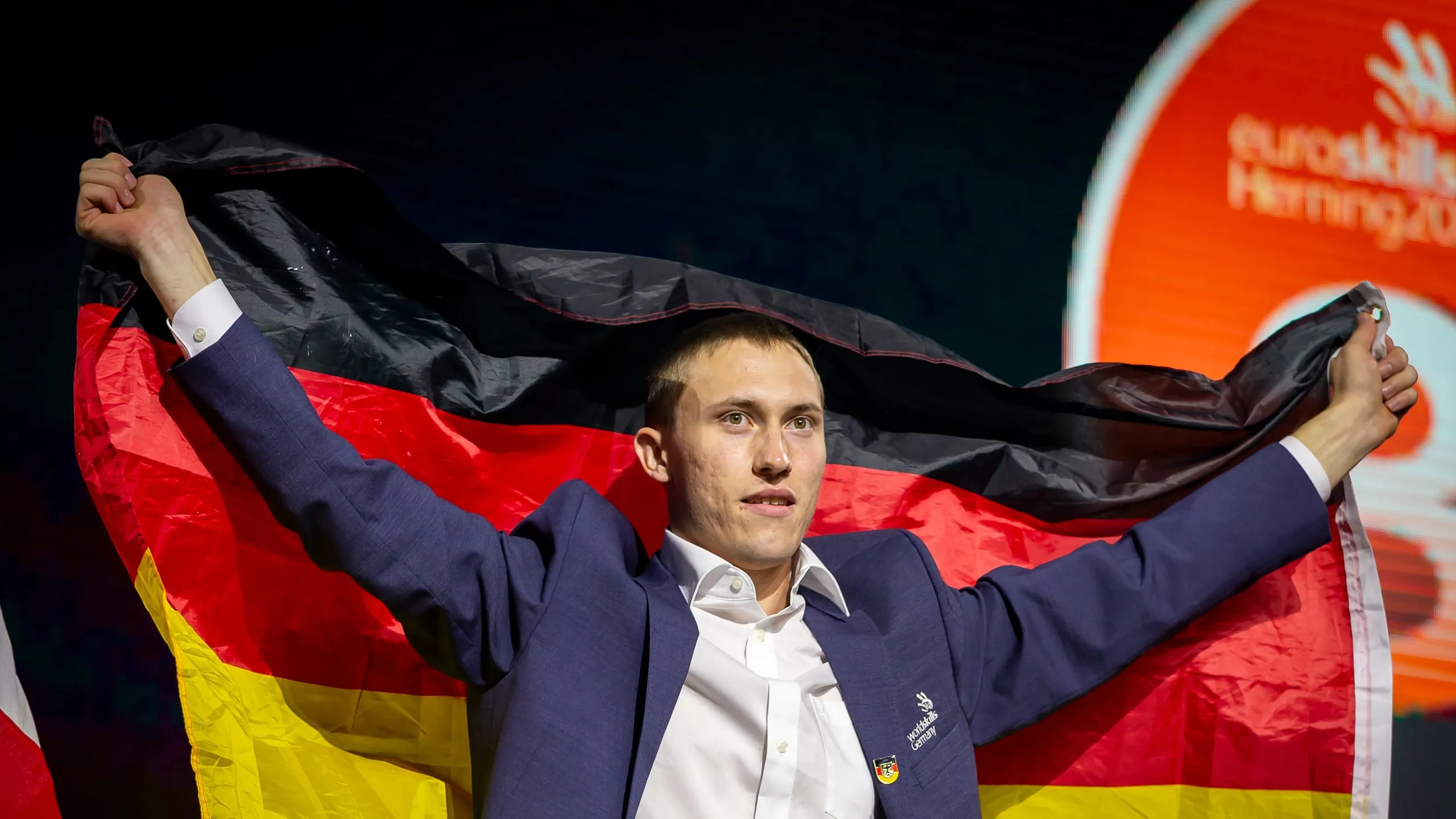 Schreiner Lutz König bei den EuroSkills 2025 in Herning.