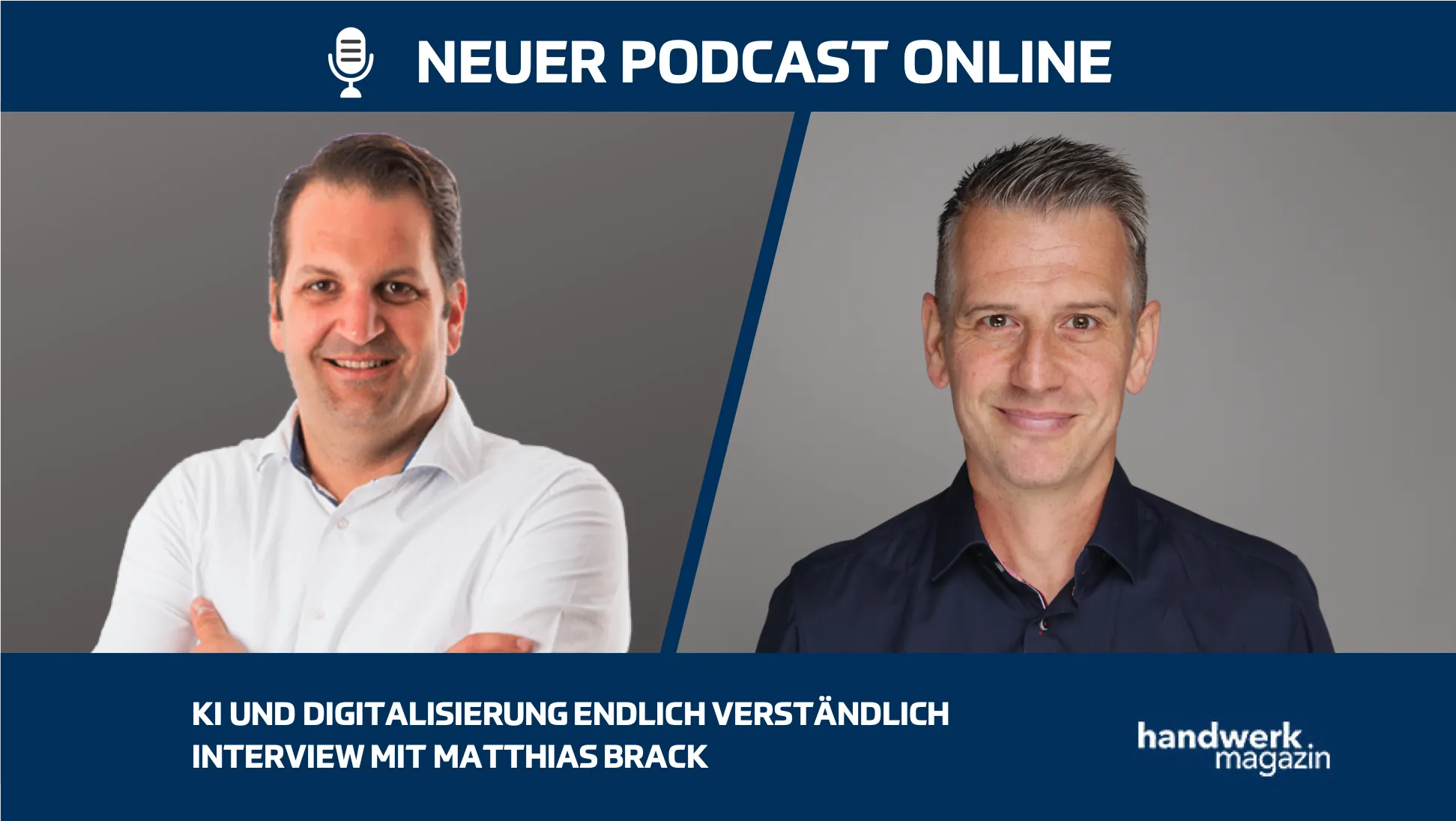 KI und Digitalisierung verständlich erklärt: Jörg Mosler im Gespräch mit Matthias Brack