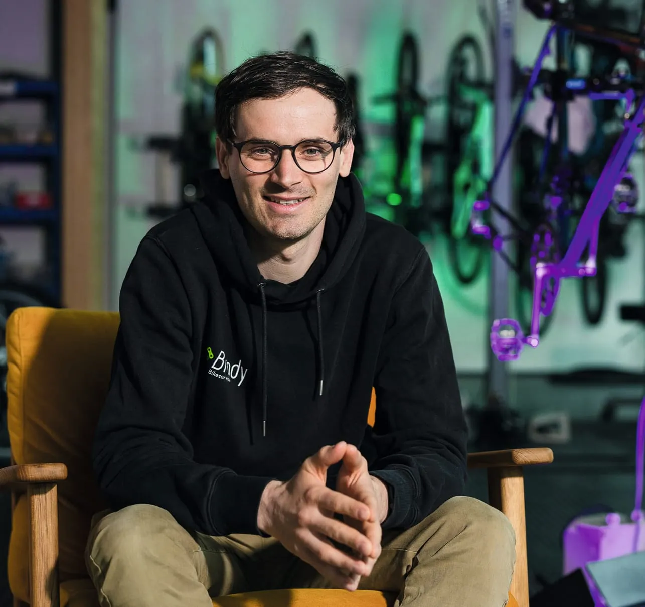 Markus Bauer, Gesch&auml;ftsf&uuml;hrer von Brody Bikeservice in Freiburg