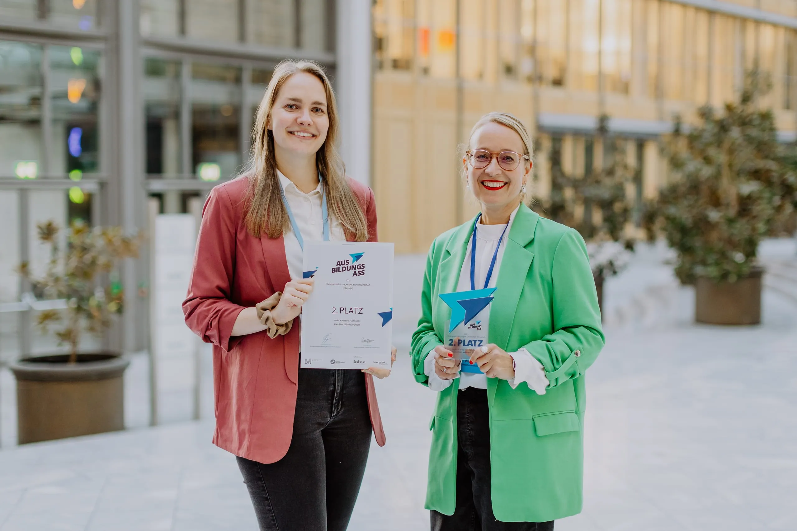 Der zweite Platz in der Kategorie "Handwerk" ging an die Metallbau Windeck GmbH im brandenburgischen Kloster Lehnin, OT Rietz.