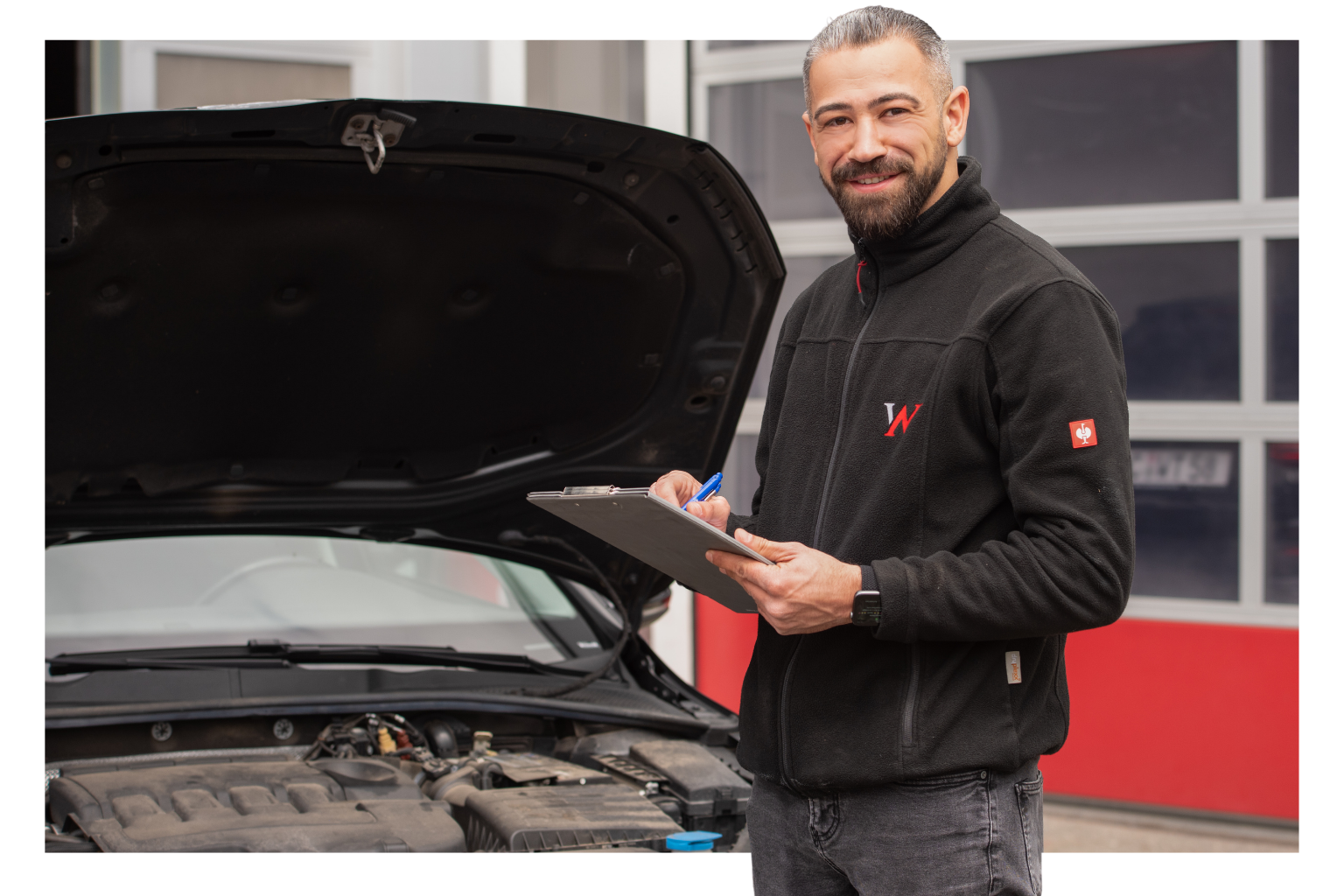 Volkan Tekin, Karosseriebaumeister und Käufer der Kfz <a href=