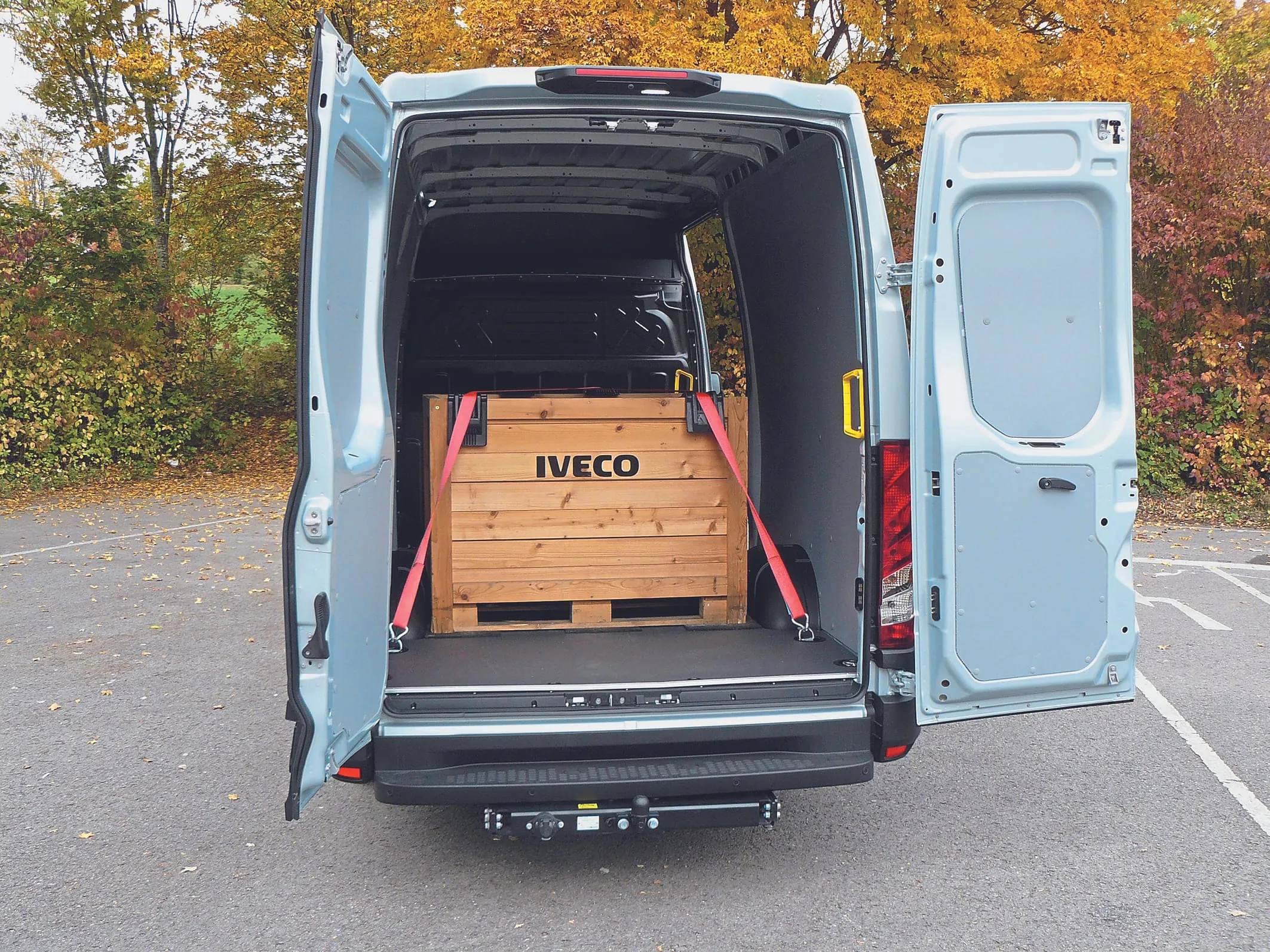 Knappe Nutzlast: Als 3,5-Tonner mit zwei Batteriepaketen heißt es beim Beladen aufpassen.