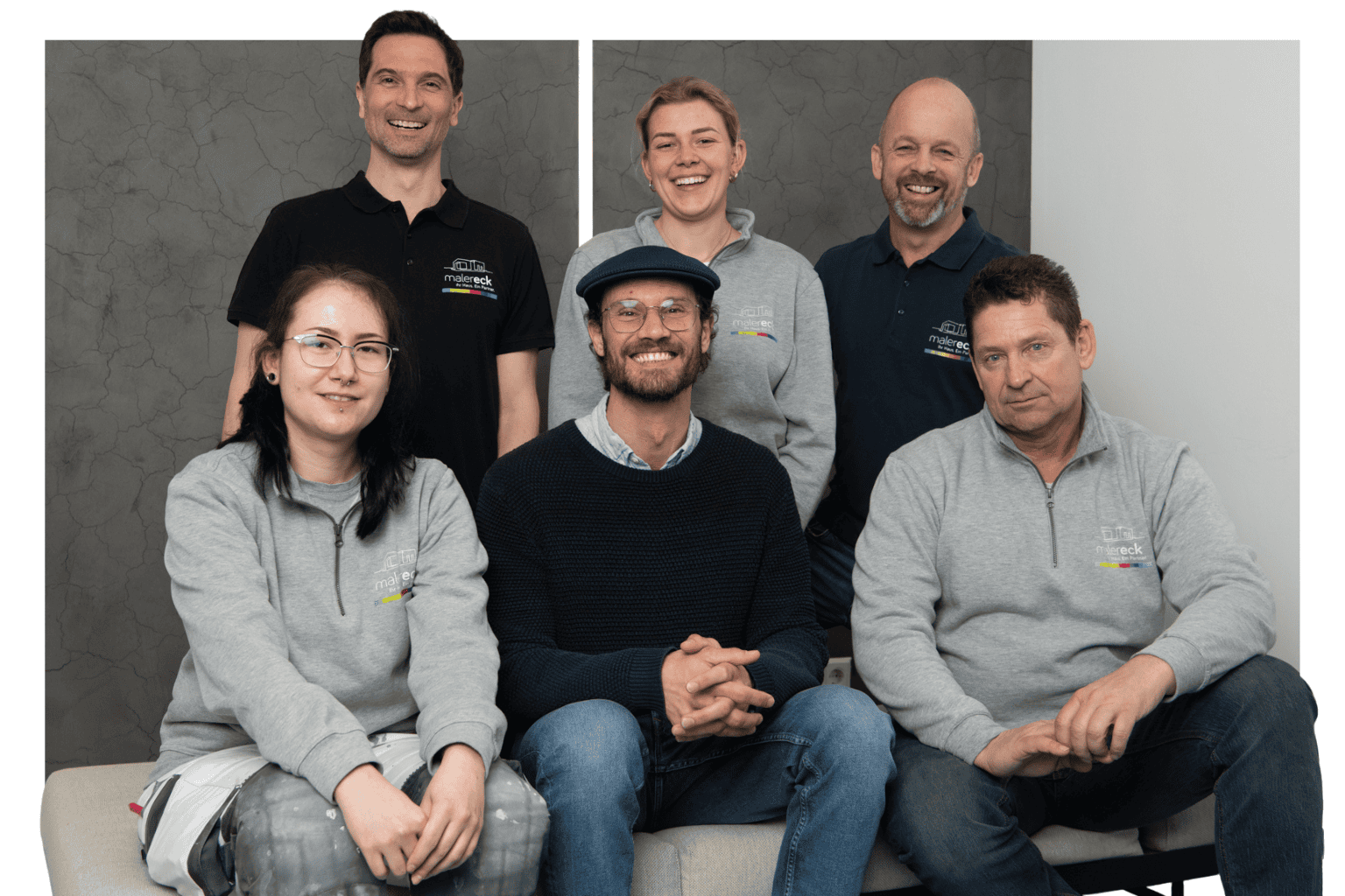 Sebastian Eck (rechts), Malermeister und Betriebswirt (BA), führt die Karl Eck GmbH in Heidelberg bereits in der vierten Generation. Er setzt auf Weiterbildung im Betrieb.