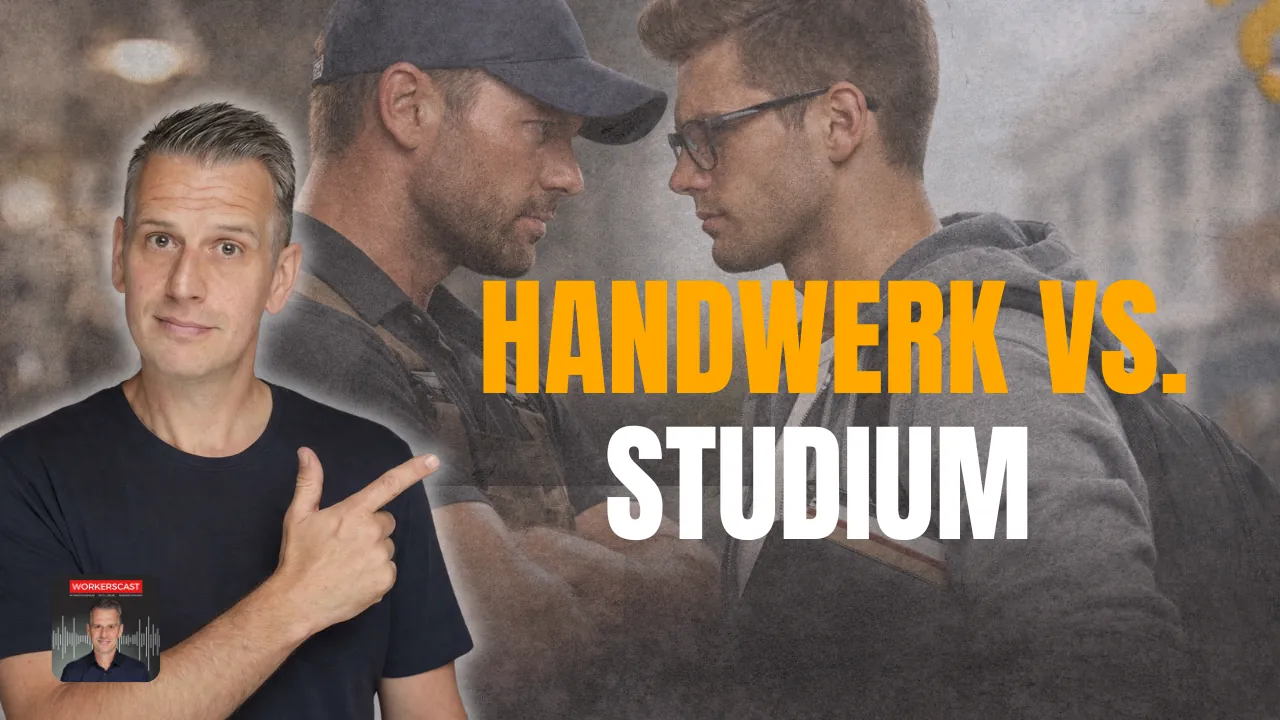 Handwerk oder Studium? Jörg Mosler vergleicht die Job-Chancen