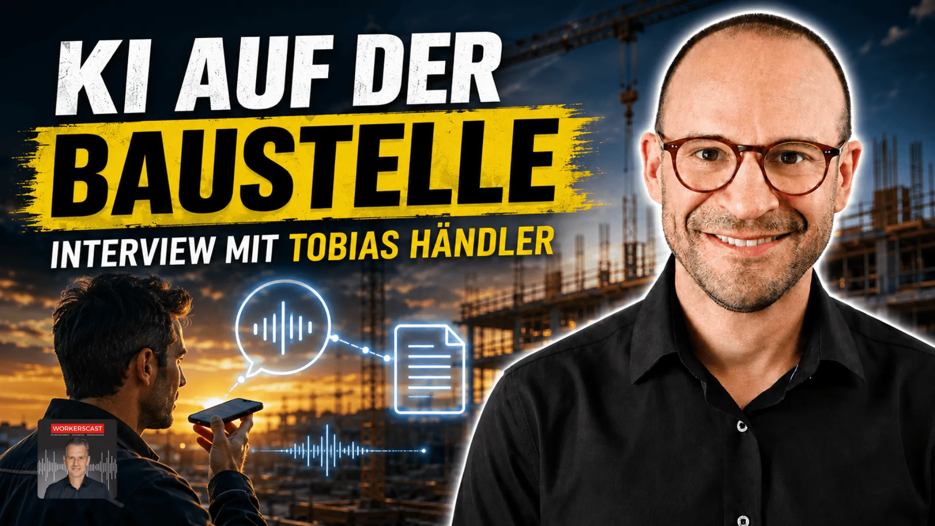 KI auf der Baustelle: Interview mit Tobias Händler