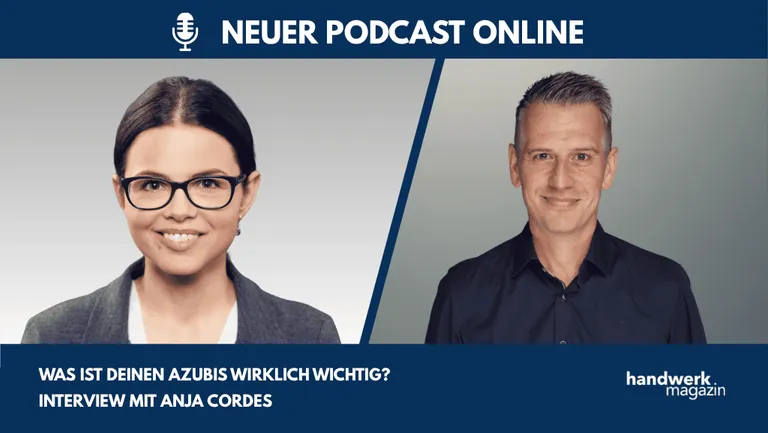 Anja Cordes berichtet, was Auszubildenden im Handwerk wirklich wichtig ist