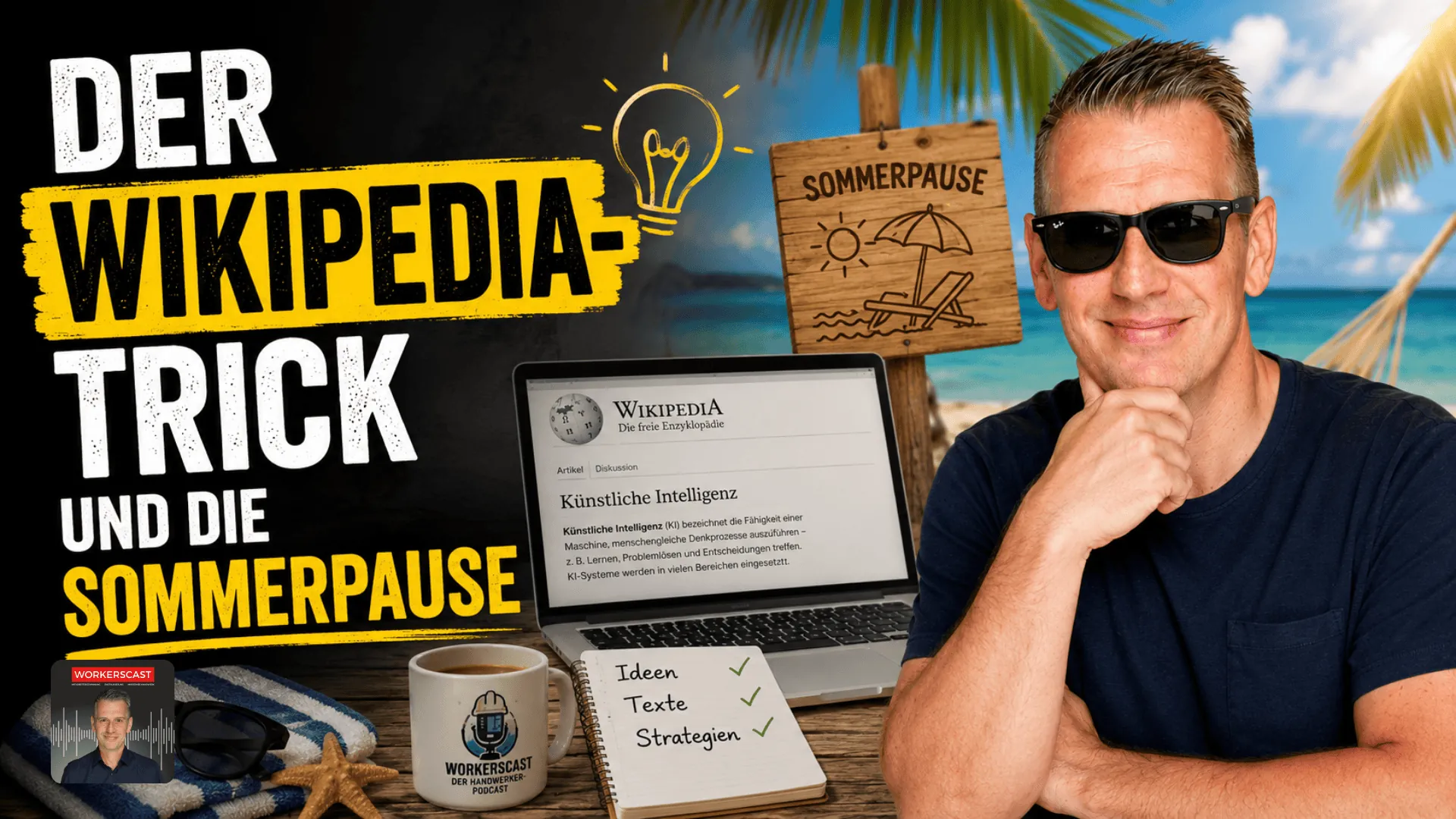 KI erkennen in der Podcast-Pause: Jörg Mosler rät zu Wikipedia