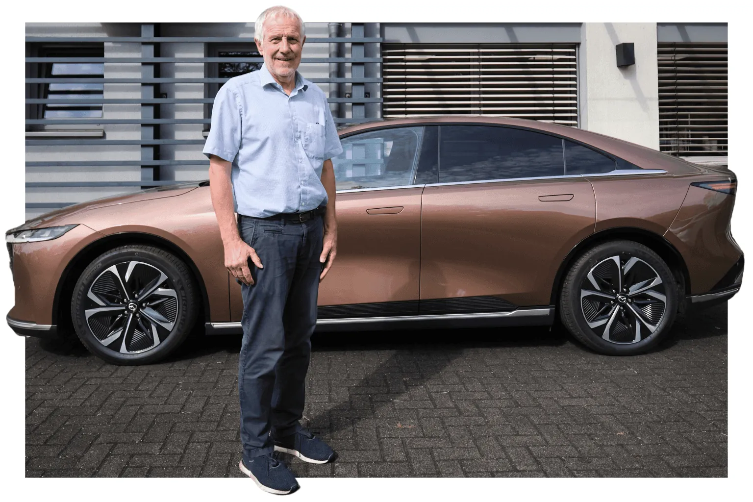 Mazda 6e EV: "Die Lenkung reagiert exakt, er fährt sich sehr ruhig"