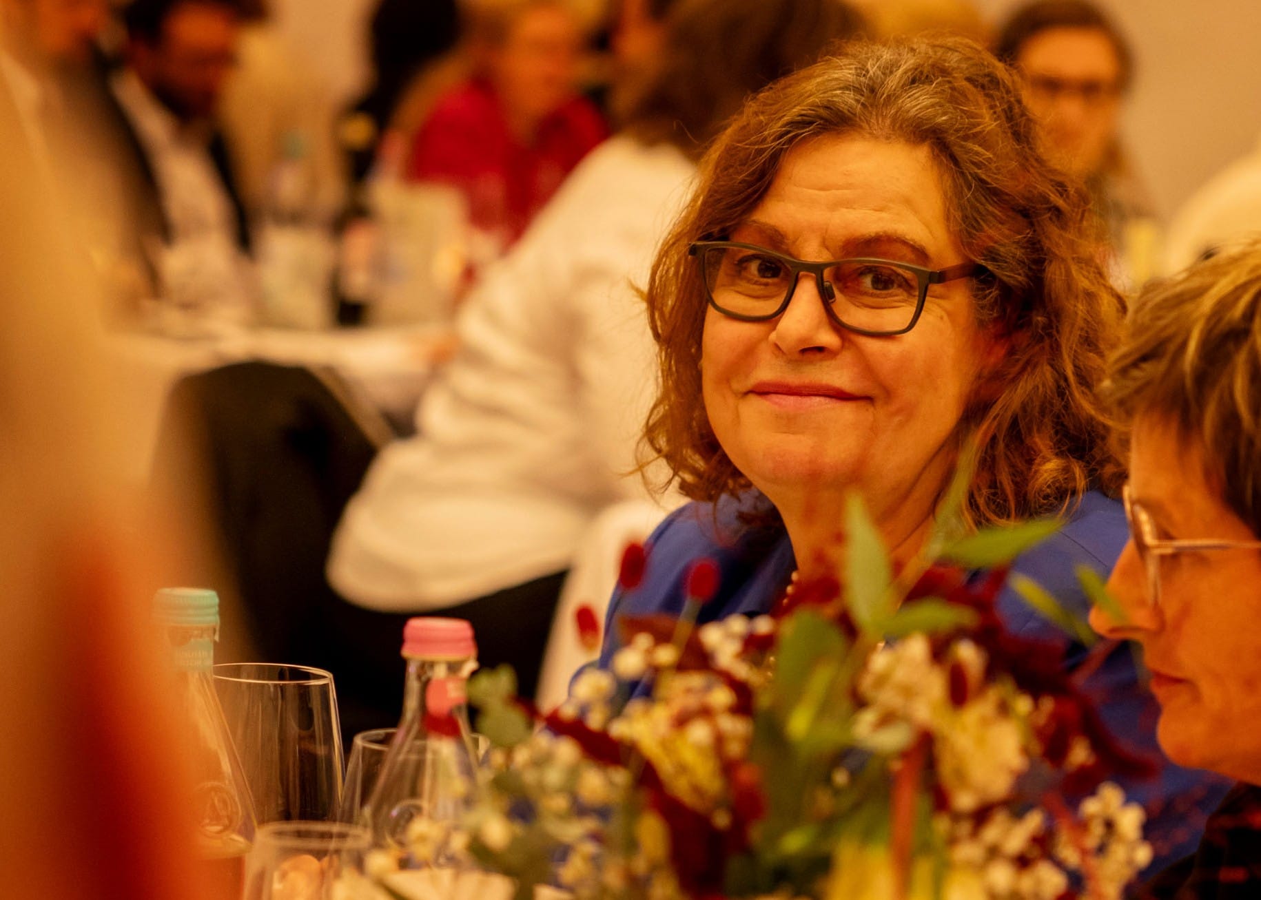 Gast aus dem Südwesten: Ruth Baumann, Landesvorsitzende der UnternehmerFrauen Baden-Württemberg, war ebenfalls in Teistungen vor Ort.