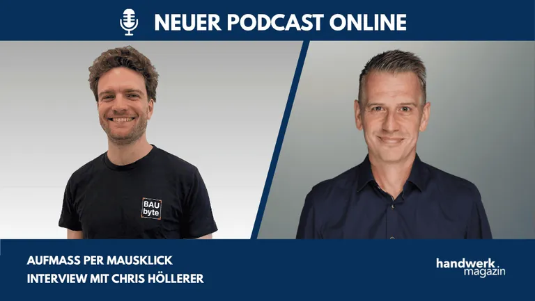 In dieser Folge des Workers Cast - Talk ist Baubyte-Gründer Chris Höllerer zu Gast. Gemeinsam mit ihm spricht Jörg Mosler über eine neue, sehr viel effizientere Möglichkeit ein Aufmaß zu nehmen.